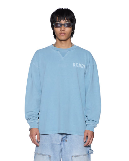 K-LOCK EKCESS LS TEE SUMMER BLUE