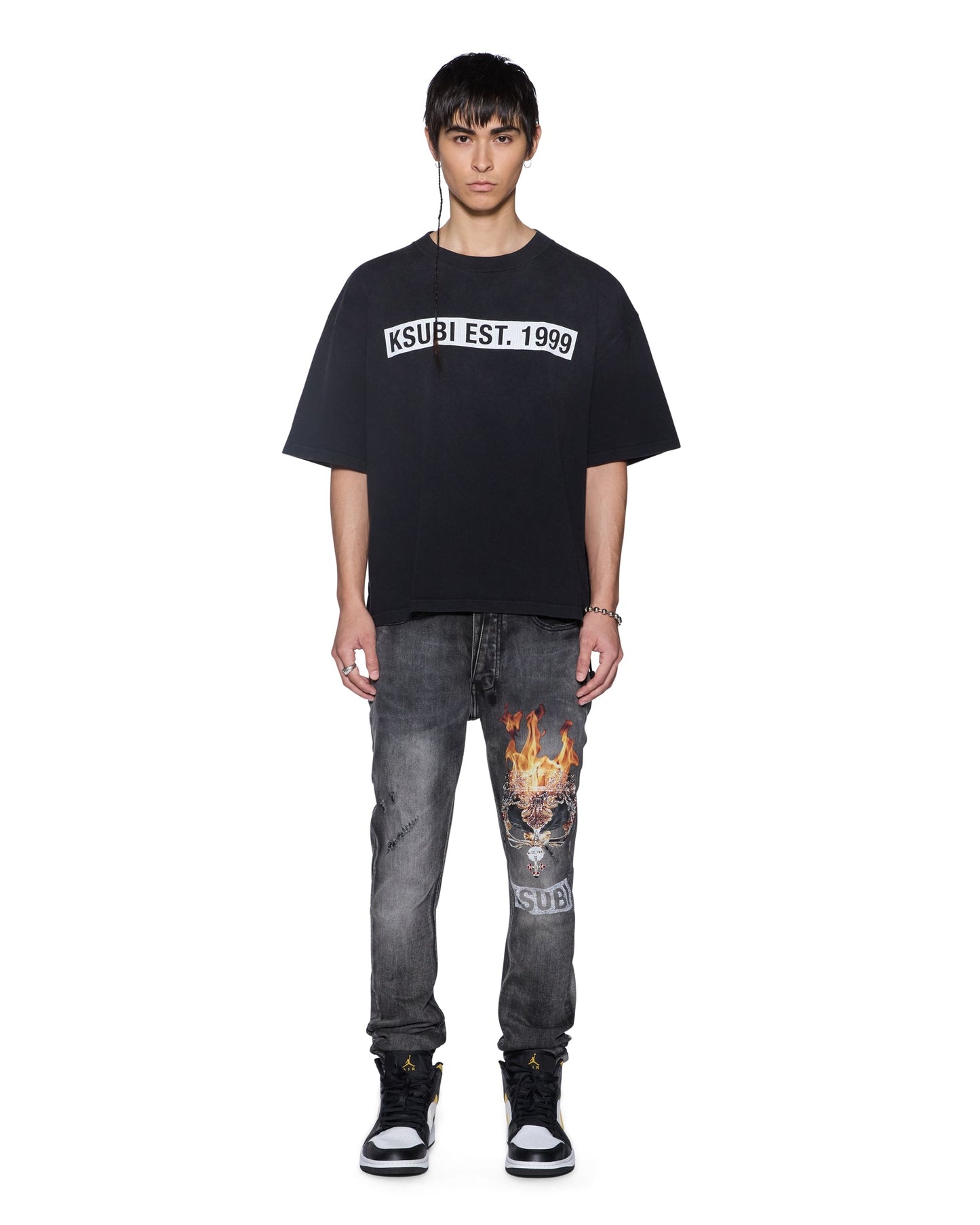 KINGS HALEN SS TEE BLACK FADE