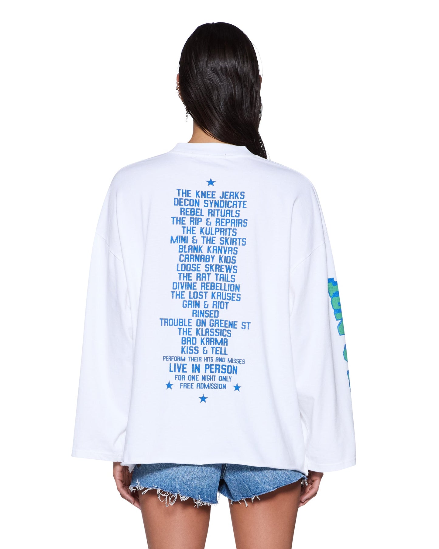 KSTUDIO BOYFRIEND LS TEE WHITE