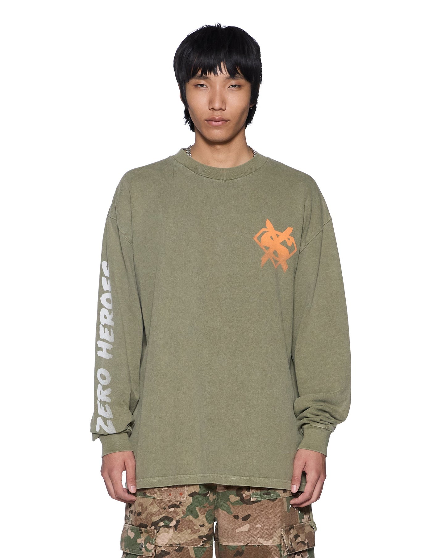 ZERO HEROES LS TEE MILITANT
