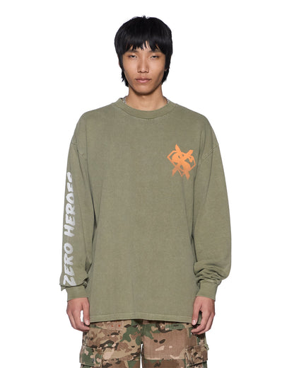 ZERO HEROES LS TEE MILITANT