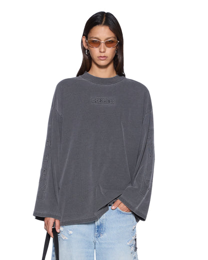SOTT ALTAR BOYFRIEND LS TEE CHARCOAL