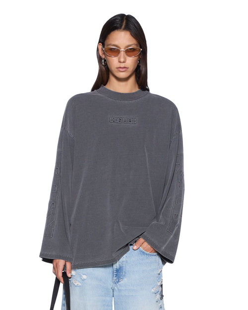 SOTT ALTAR BOYFRIEND LS TEE CHARCOAL