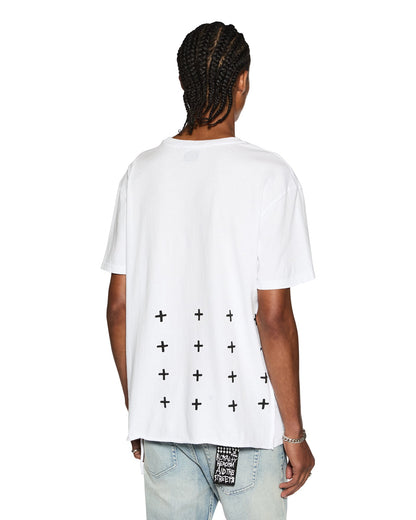 4 X 4 BIGGIE SS TEE OPTIC WHITE