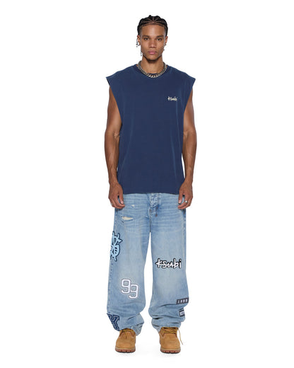 ALL DAY BIGGIE CUT OFF TEE DEEP