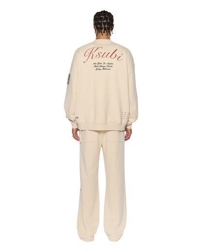 PLAYOFF EKCESS CREW NECK DUSTY DESERT