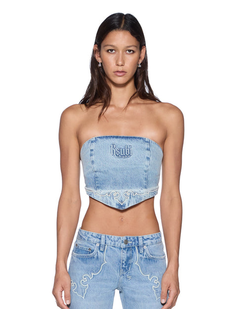 SCARF TOP KRYSTAL WESTERN