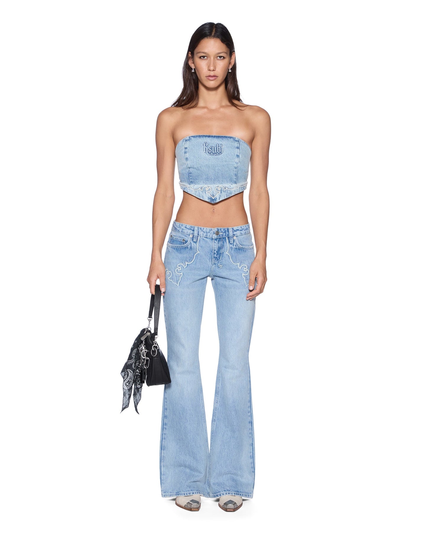 SCARF TOP KRYSTAL WESTERN