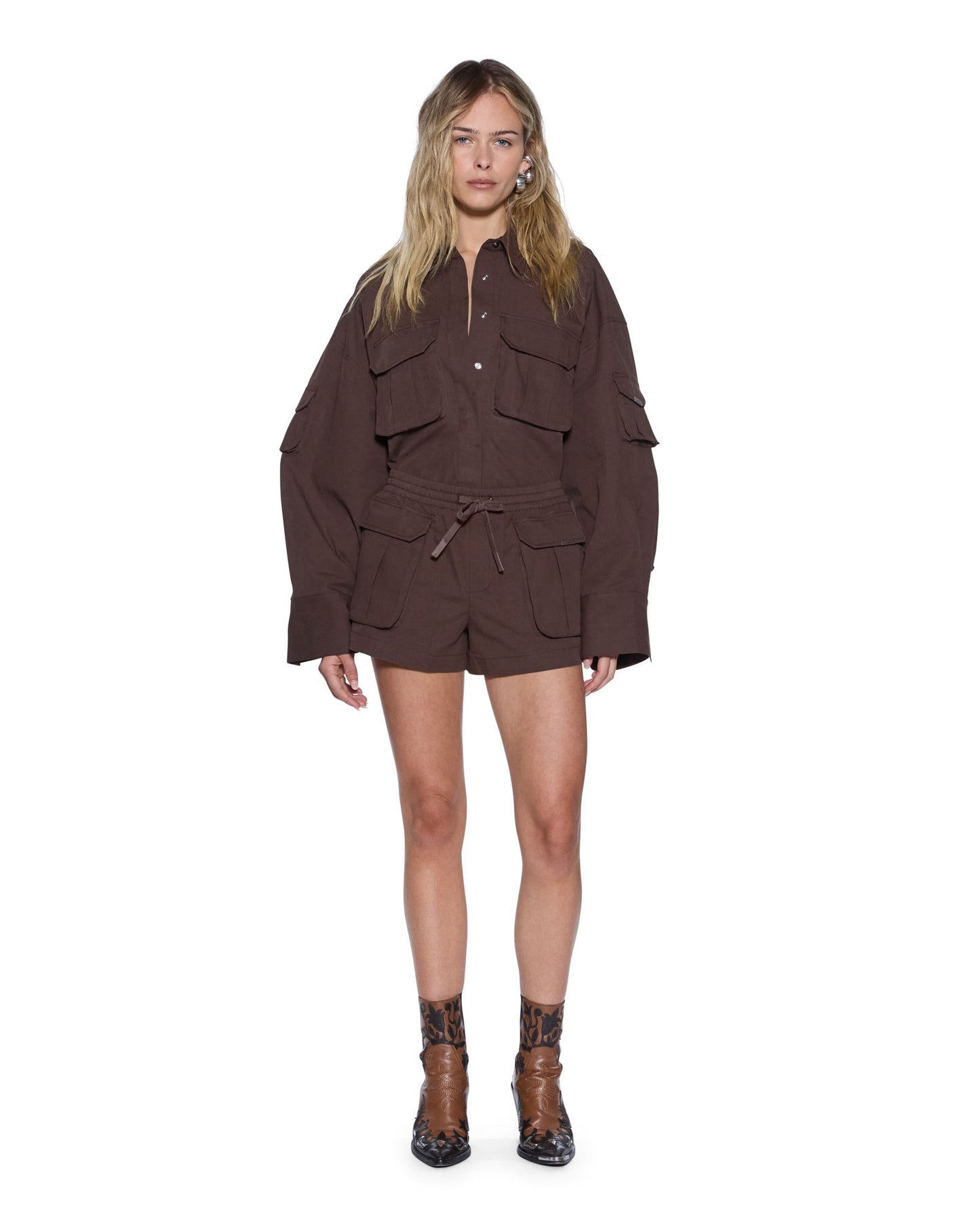 HARPER SHORTS CHOCOLATE