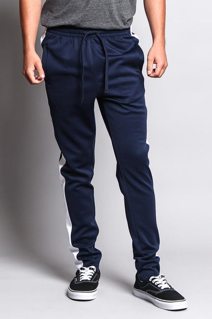 Slim Fit Striped Track Pants