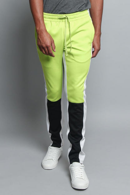 Men's Color Blocked Track Pants
