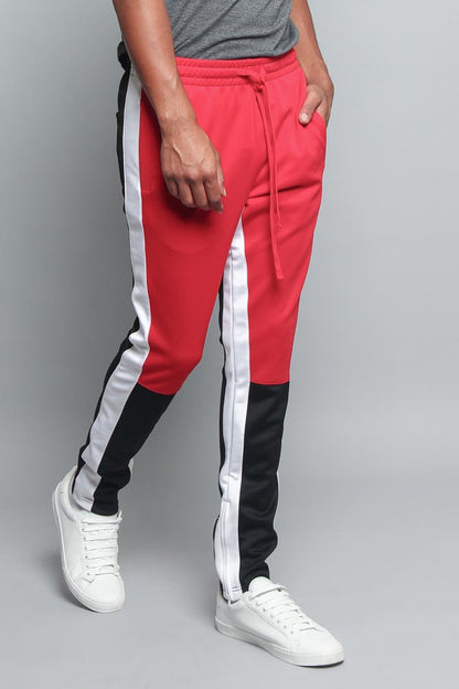 Men's Color Blocked Track Pants