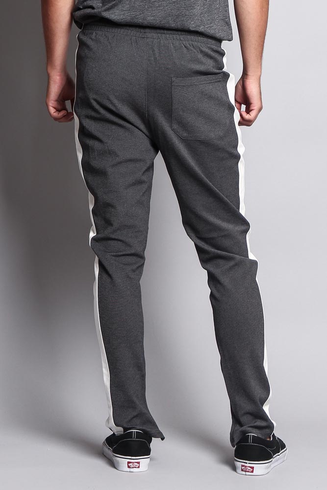Premium Stretch Slim Fit Striped Track Pants