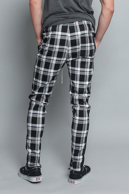 Plaid Track Pants