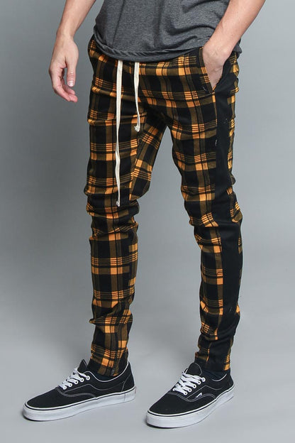 Plaid Track Pants