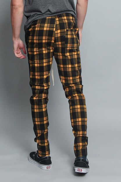 Plaid Track Pants