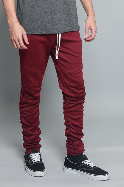Scrunched Skinny Fit Track Pants
