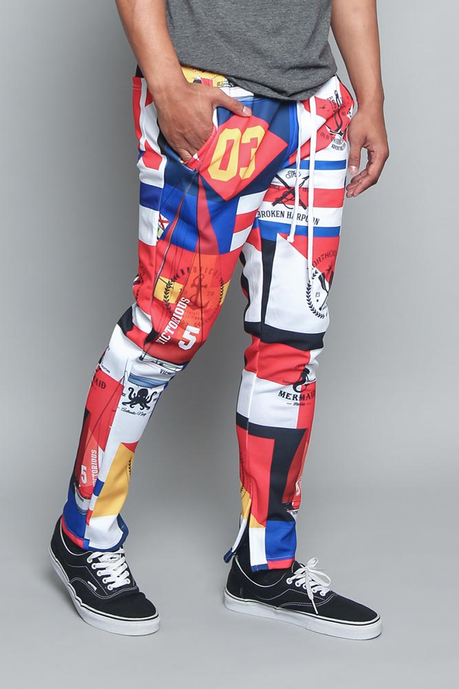 Sailing Flag Track Pants