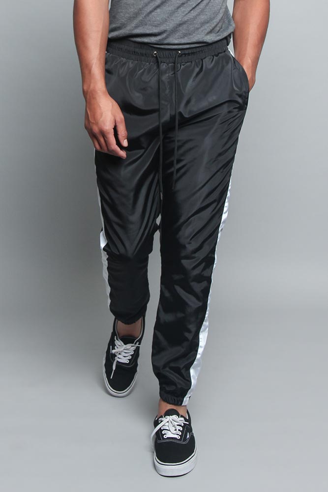 Striped Windbreaker Track Pants