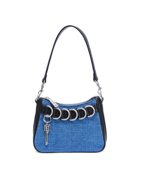 TRASH BAG MINI BLUE DENIM