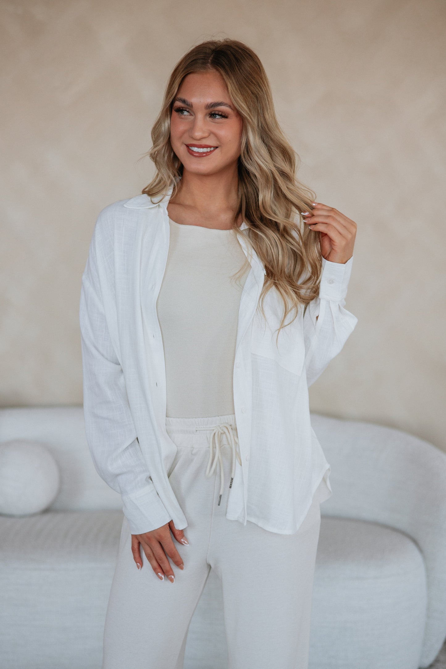 Stephanie Button Down Top
