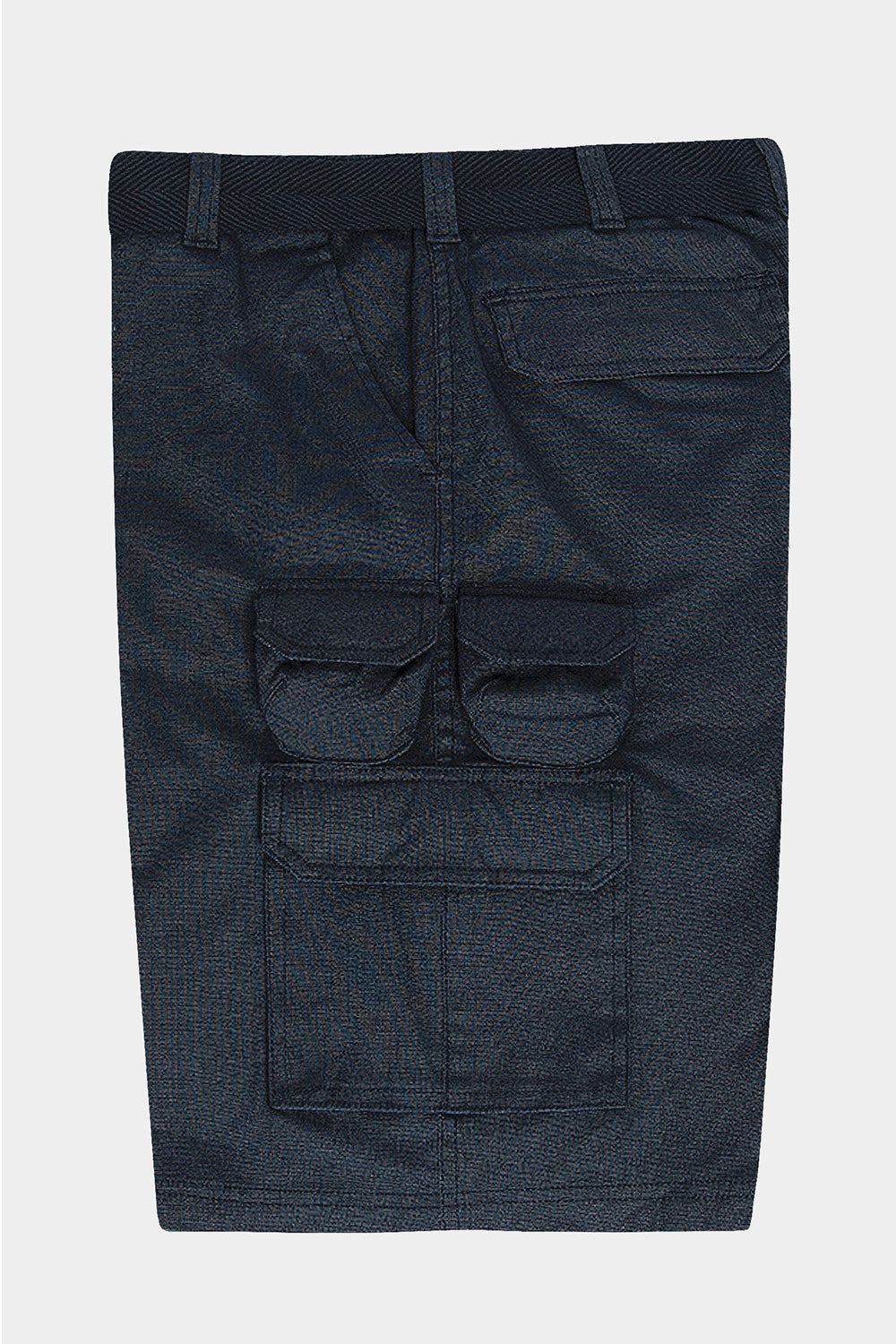 Essential Solid Relaxed Fit Woven Cargo Shorts