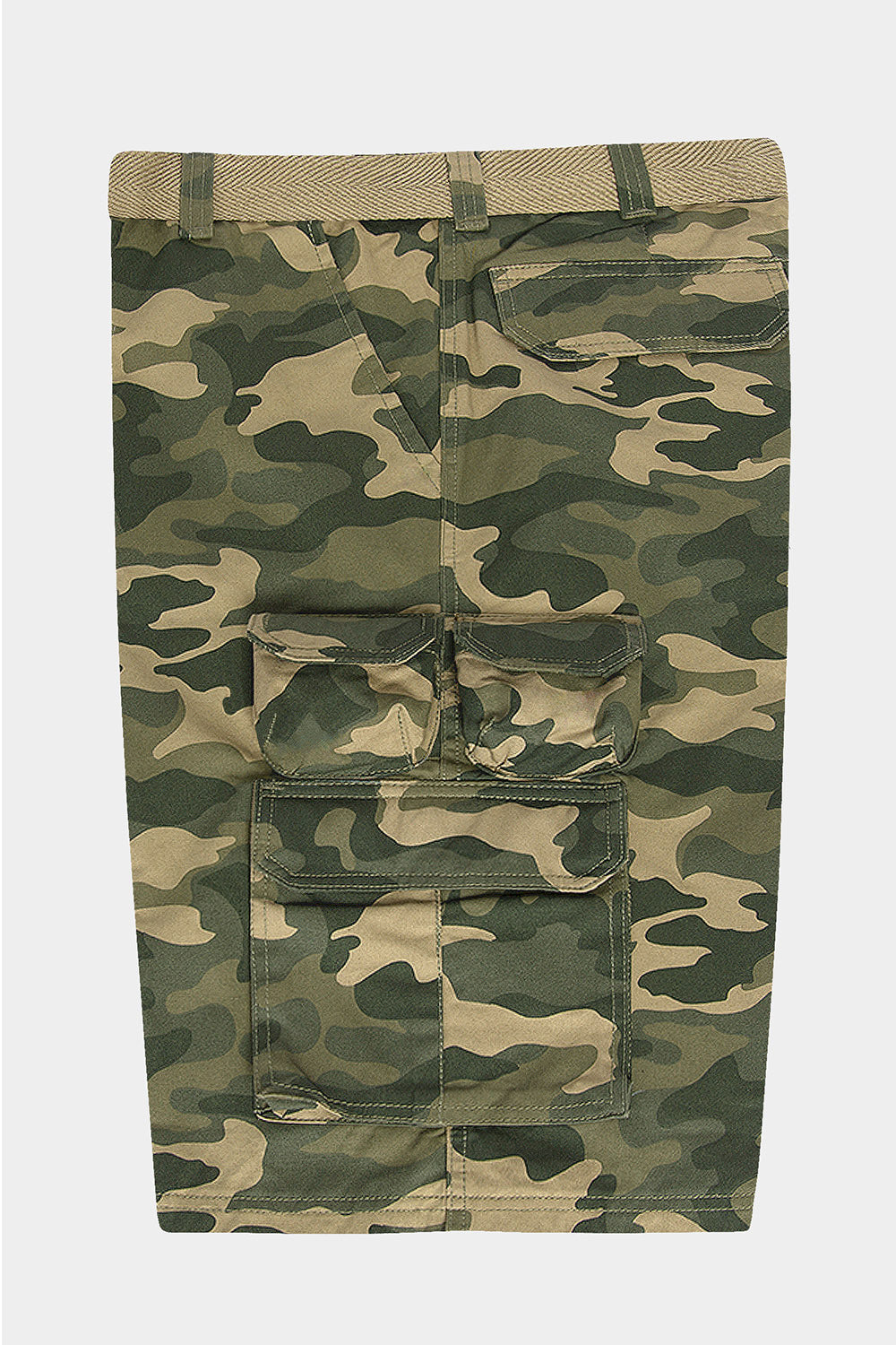Essential Camo Relaxed Fit Chino Cargo Shorts
