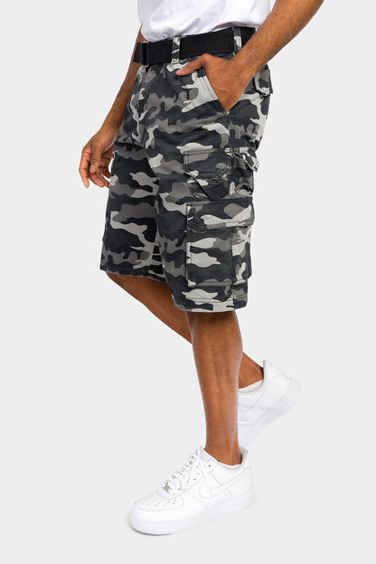 Essential Camo Relaxed Fit Chino Cargo Shorts