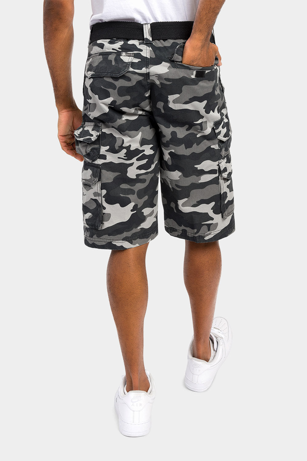 Essential Camo Relaxed Fit Chino Cargo Shorts