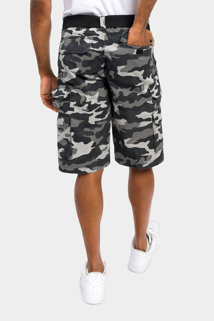 Essential Camo Relaxed Fit Chino Cargo Shorts