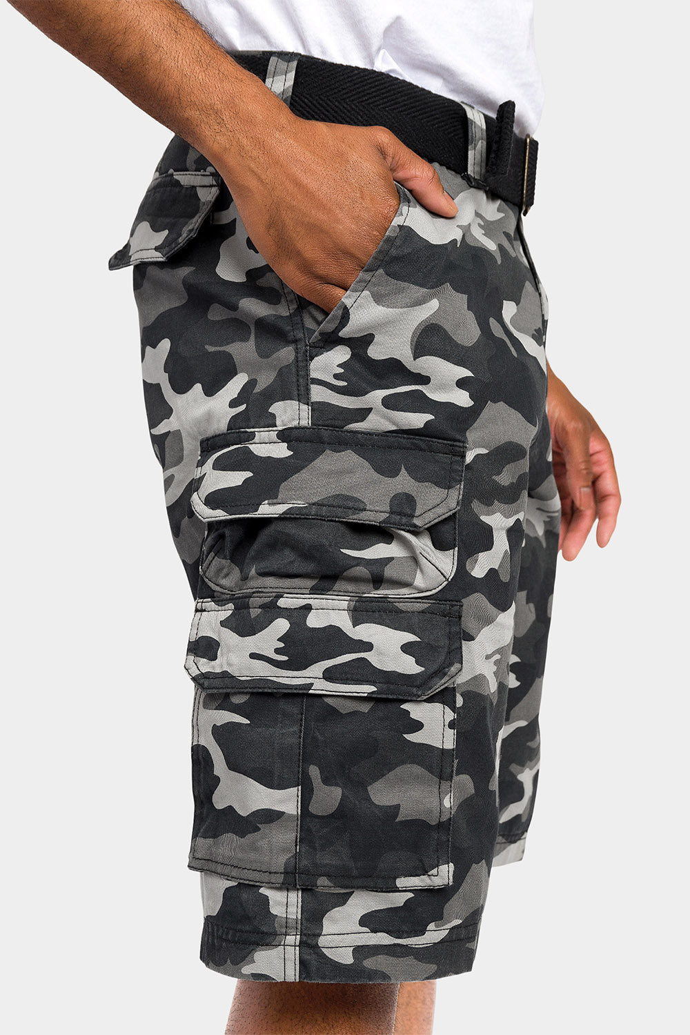Essential Camo Relaxed Fit Chino Cargo Shorts