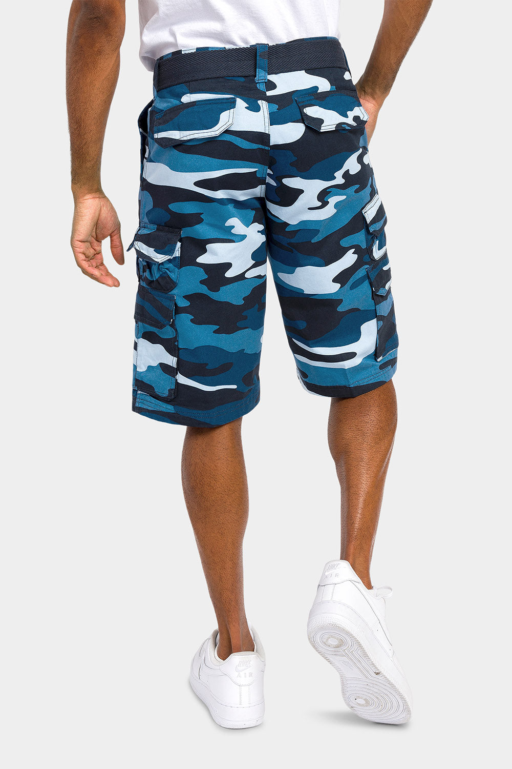 Essential Camo Relaxed Fit Chino Cargo Shorts