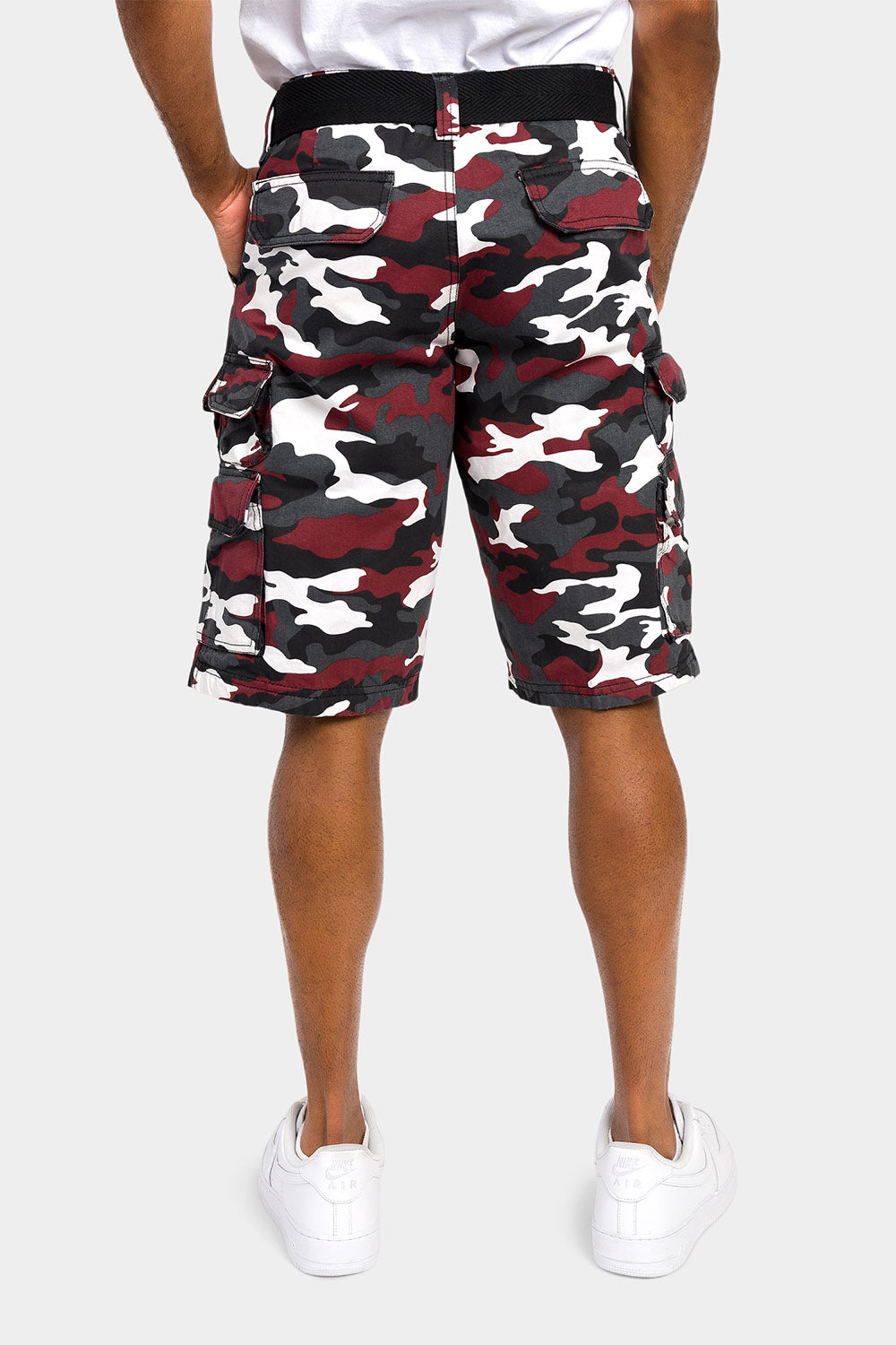 Essential Camo Relaxed Fit Chino Cargo Shorts