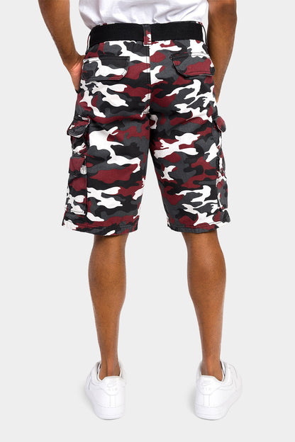 Essential Camo Relaxed Fit Chino Cargo Shorts
