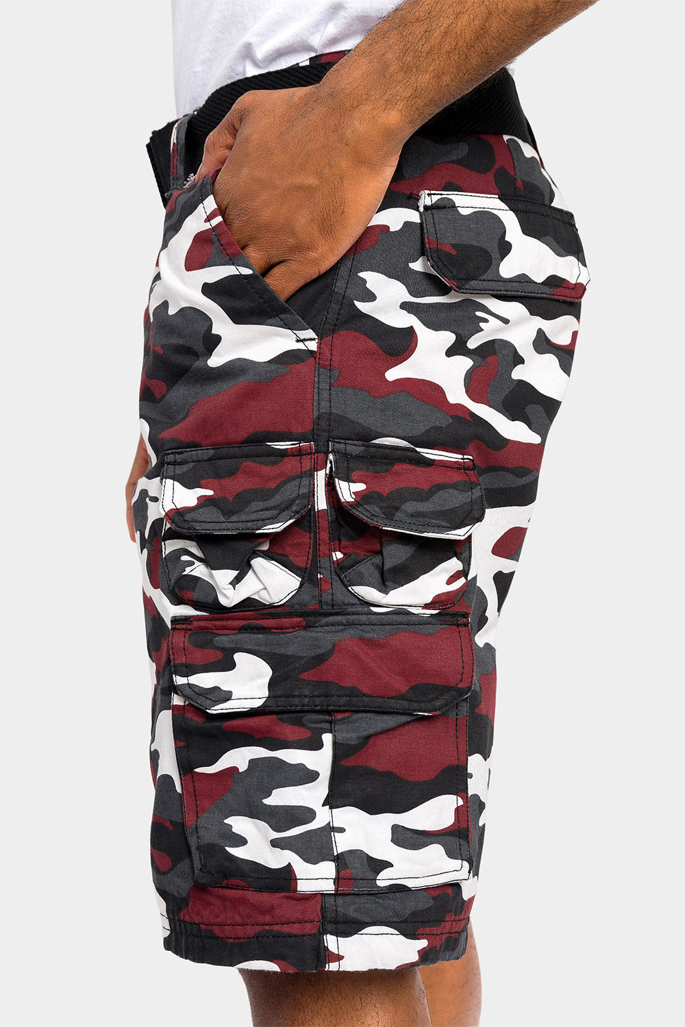 Essential Camo Relaxed Fit Chino Cargo Shorts