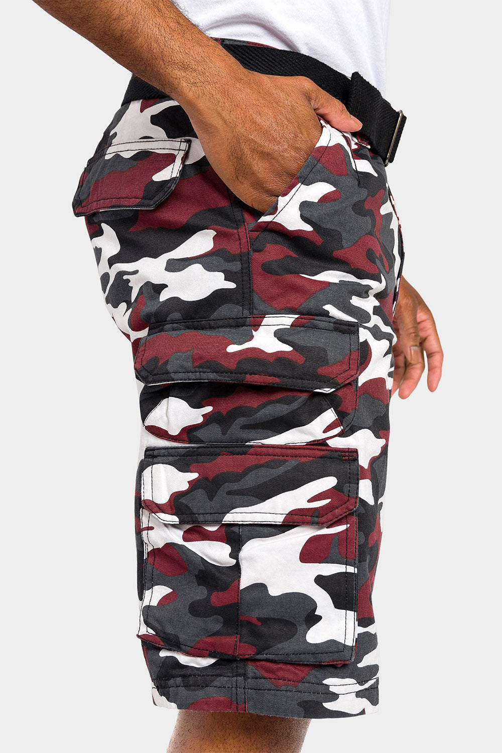 Essential Camo Relaxed Fit Chino Cargo Shorts