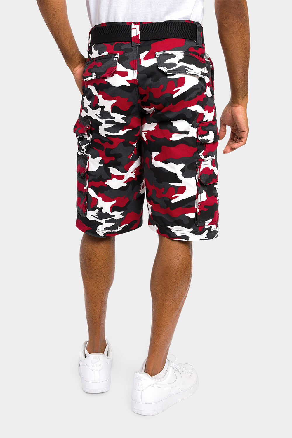 Essential Camo Relaxed Fit Chino Cargo Shorts