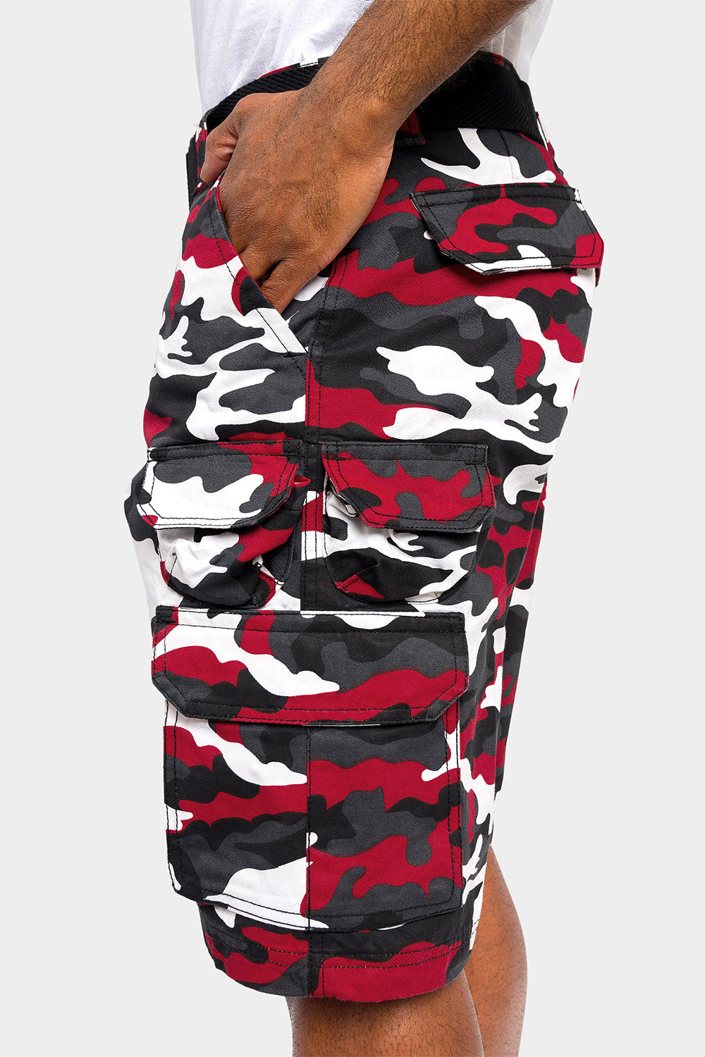 Essential Camo Relaxed Fit Chino Cargo Shorts