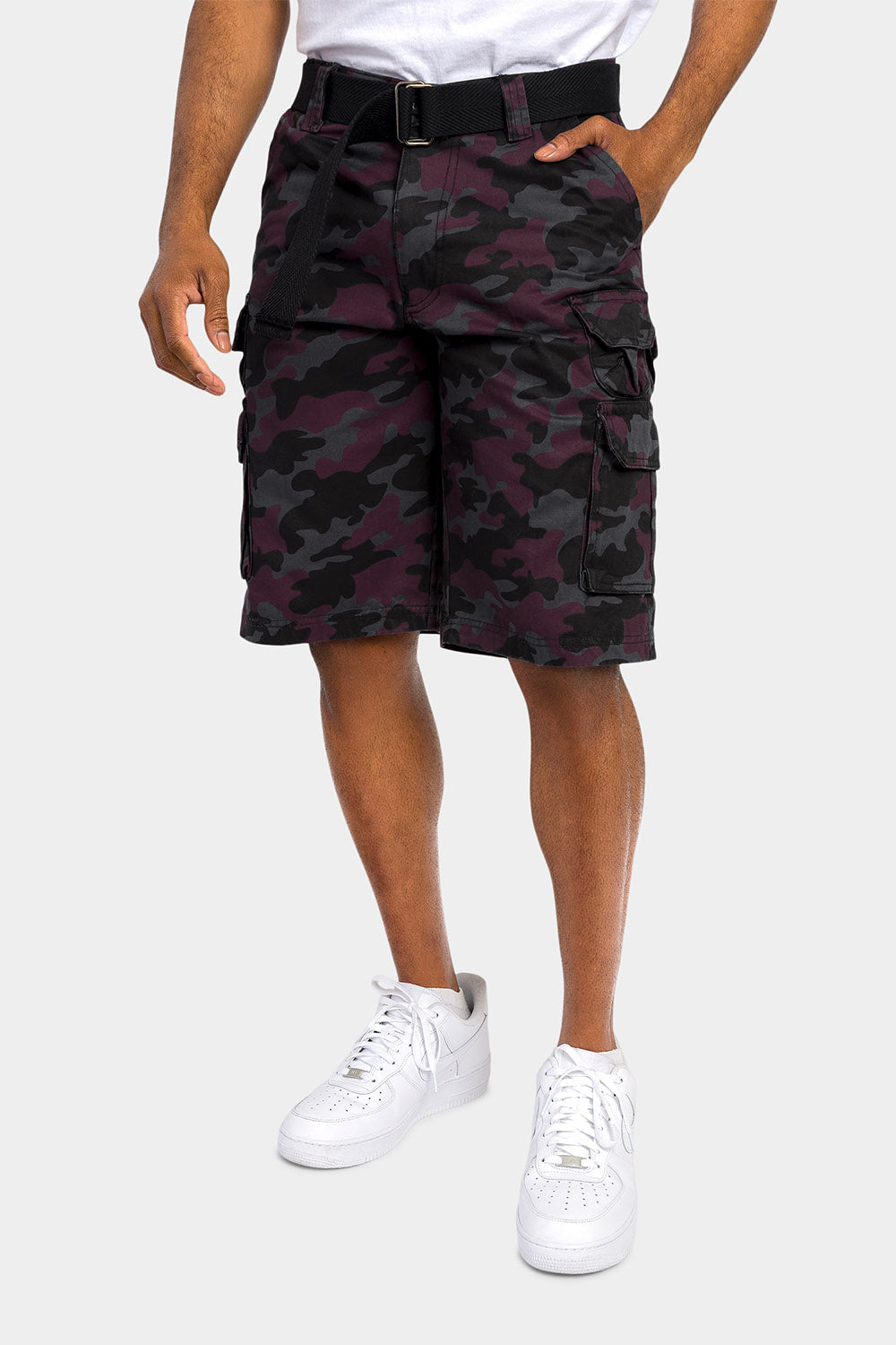 Essential Camo Relaxed Fit Chino Cargo Shorts