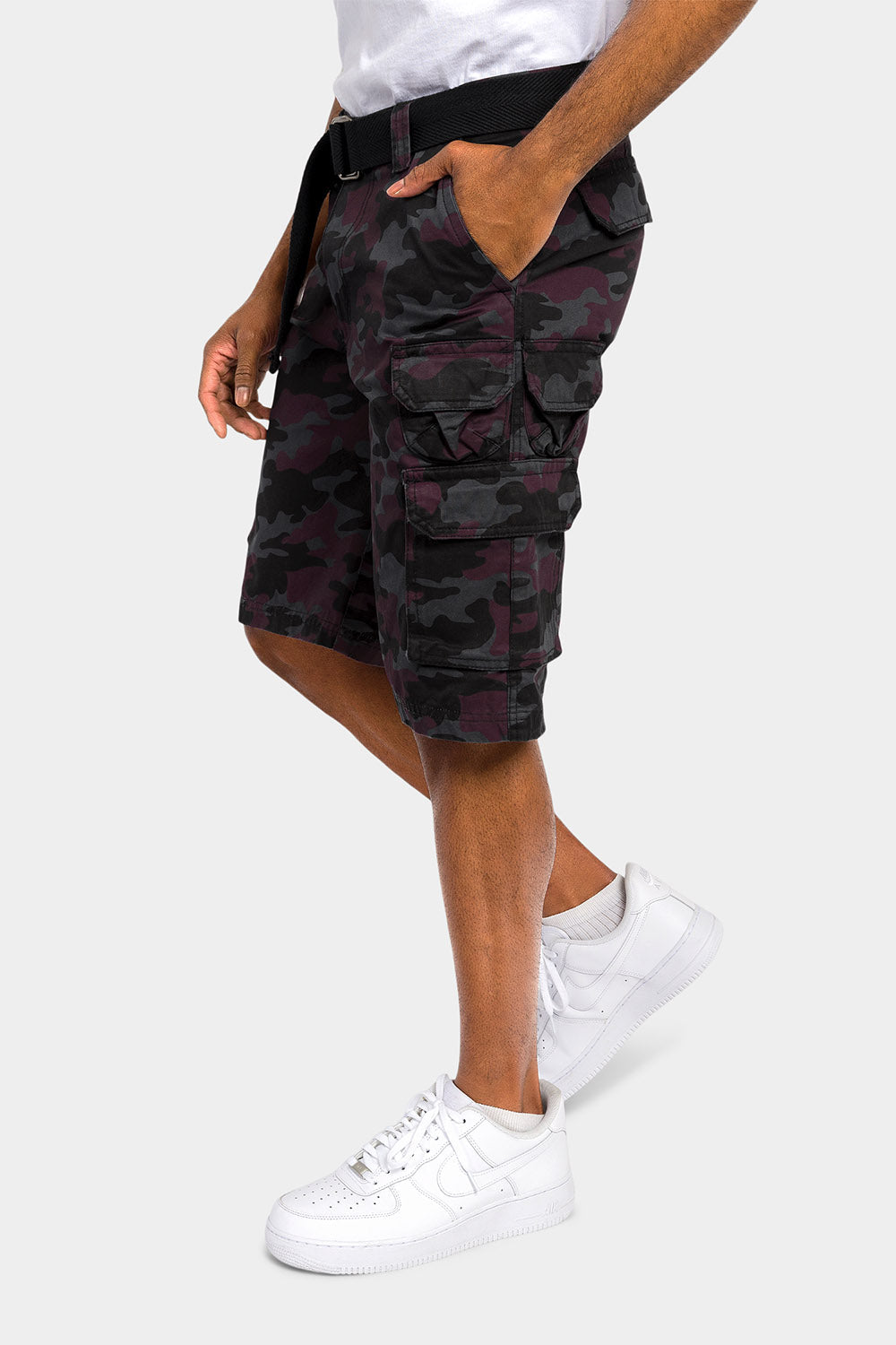 Essential Camo Relaxed Fit Chino Cargo Shorts