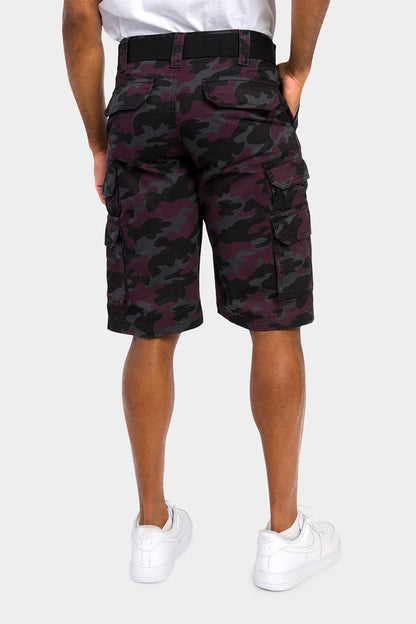 Essential Camo Relaxed Fit Chino Cargo Shorts
