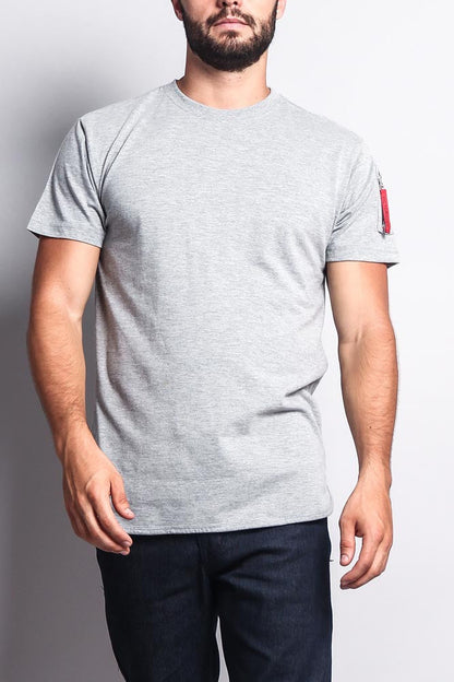 Flight MA-1 Long Length Curved Hem T-Shirt