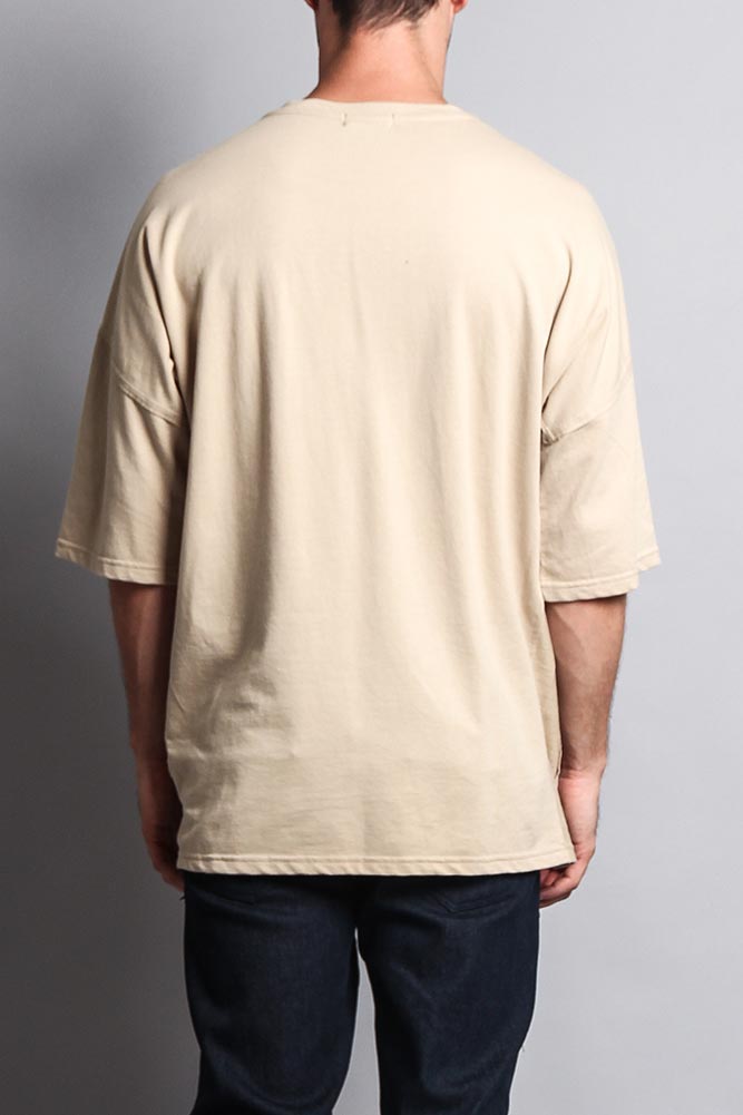 Men's Basic Overly Over Sized T-Shirt
