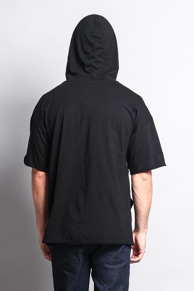 Men's Over Sized Hooded T-Shirt