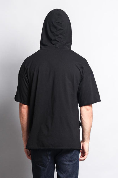 Men's Over Sized Hooded T-Shirt