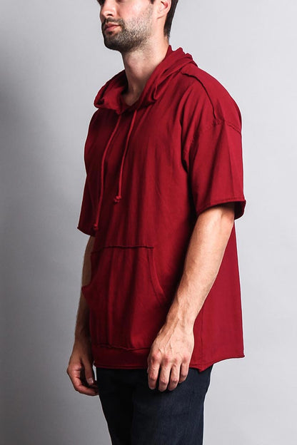 Men's Over Sized Hooded T-Shirt