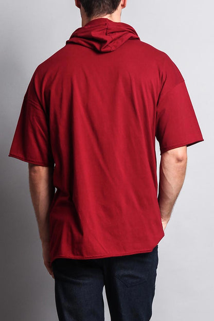 Men's Over Sized Hooded T-Shirt