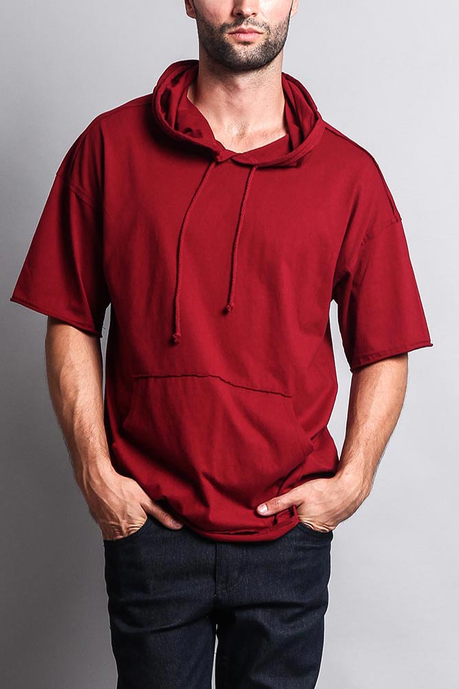 Men's Over Sized Hooded T-Shirt