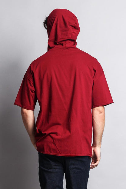 Men's Over Sized Hooded T-Shirt