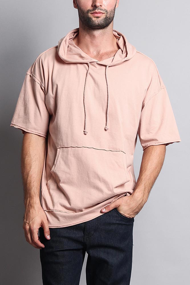 Men's Over Sized Hooded T-Shirt